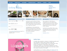 Tablet Screenshot of looking4spas.com
